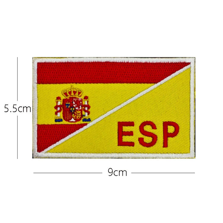 Parche bordado de España