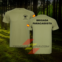 Cargar imagen en el visor de la galería, Camiseta Técnica de la BRIGADA PARACAIDISTA - Tienda Militar
