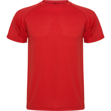 Cargar imagen en el visor de la galería, Camiseta técnica militar personalizada roja delante
