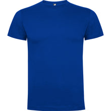 Cargar imagen en el visor de la galería, Camiseta para hombre de algodón en azul royal de frente

