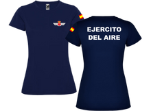 Cargar imagen en el visor de la galería, Camiseta Ejército del Aire para mujer - Tienda Militar
