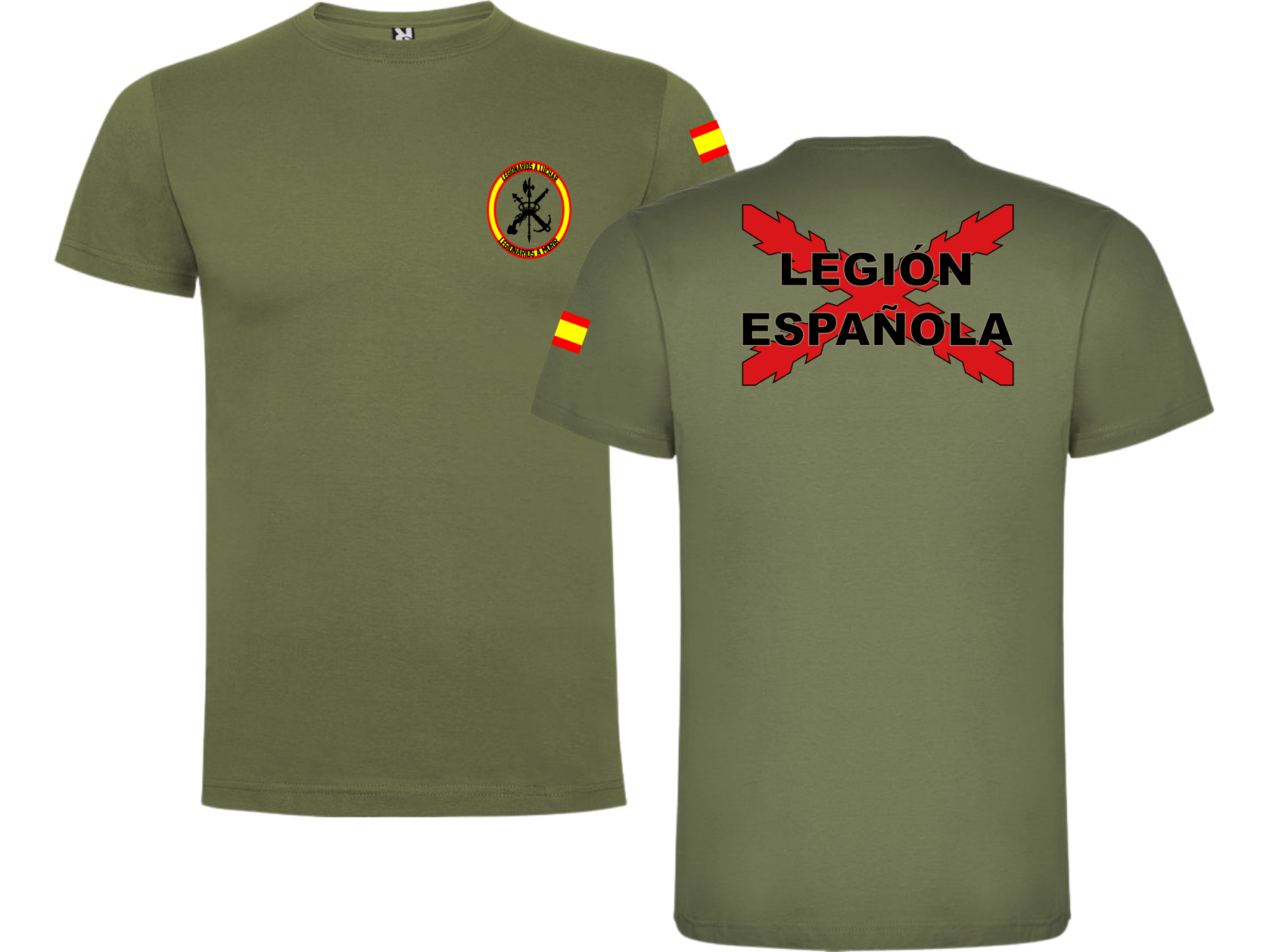 Camiseta Legión Española (personalizable) - Tienda Militar
