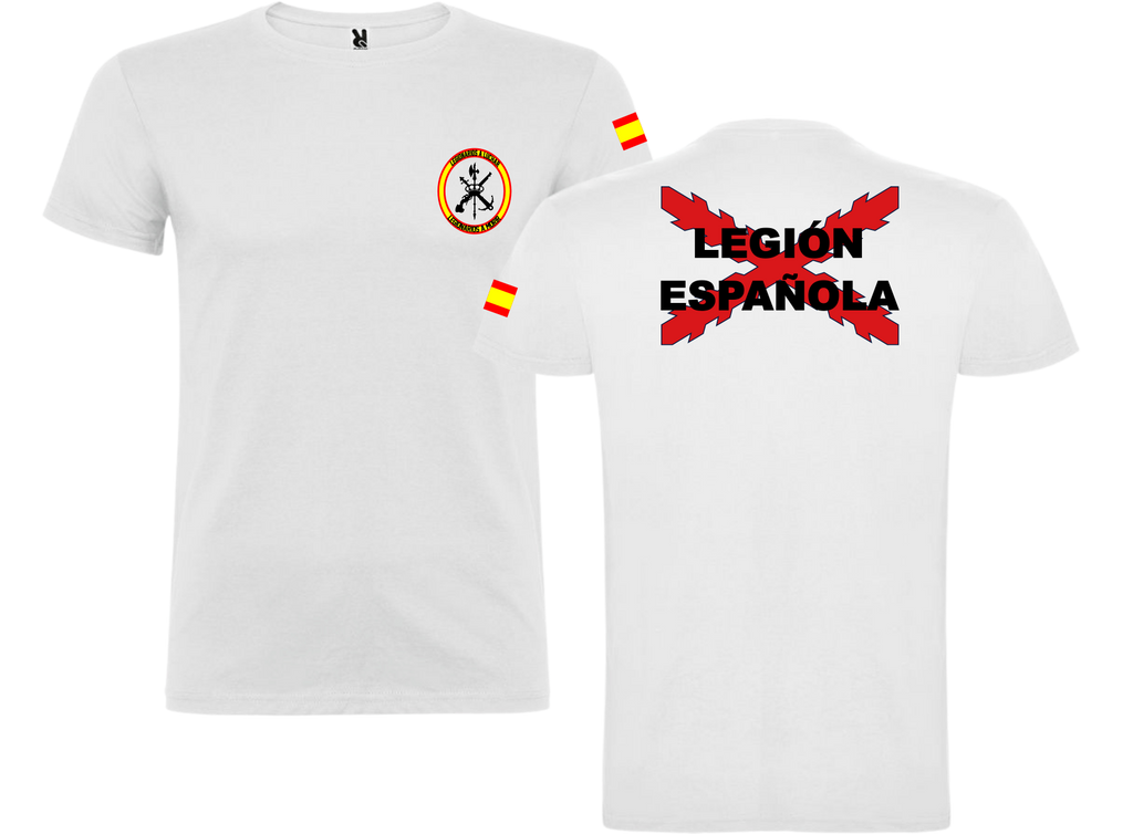 Camiseta Legión Española - Algodón 100%, Diseño Patriótico Para Veteranos Y Simpatizantes De Las Fuerzas Armadas
