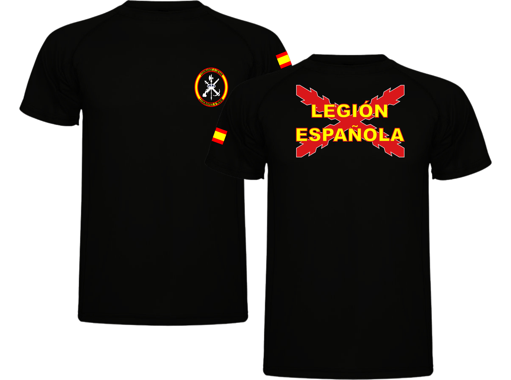 💀 Camiseta técnica Legión Española (Solo para Los Novios de la Muerte)📯🐐 - Tienda Militar