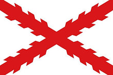 Cargar imagen en el visor de la galería, Bandera Cruz de Borgoña - Tienda Militar
