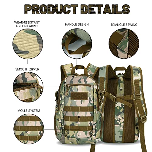MOCHILA MILITAR PEQUEÑA 🎒 ¡ Siempre preparados para cualquier misión! 💪 - Tienda Militar