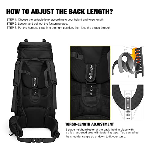 🏞️ Mochila de GRAN CAPACIDAD 75L 🎒 ¡Explora sin límites! - Tienda Militar
