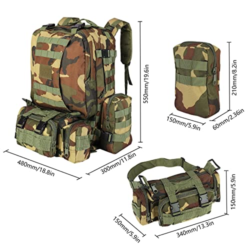 MOCHILA MODULAR 🎒 ¡Versatilidad táctica en tu espalda!" - Tienda Militar
