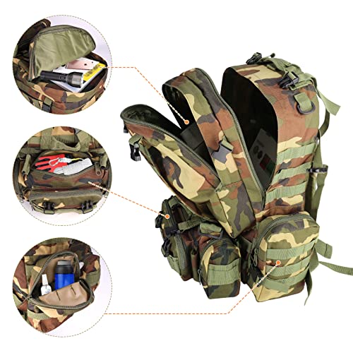MOCHILA MODULAR 🎒 ¡Versatilidad táctica en tu espalda!" - Tienda Militar