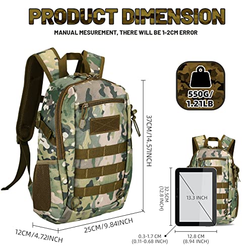 MOCHILA MILITAR PEQUEÑA 🎒 ¡ Siempre preparados para cualquier misión! 💪 - Tienda Militar