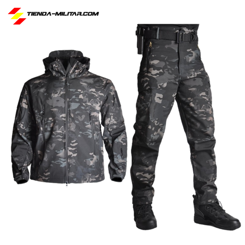 Traje de militar softshell para invierno (Chaqueta y pantalón) - Tienda Militar