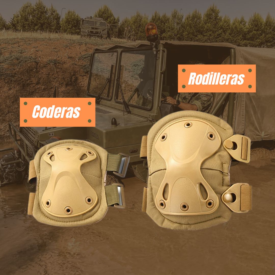Rodilleras y Coderas tácticas militares (Envío gratis) - Tienda Militar