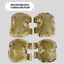 Cargar imagen en el visor de la galería, Rodilleras y Coderas tácticas militares (Envío gratis) - Tienda Militar
