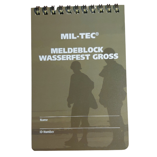 Libreta impermeable militar - Tienda Militar