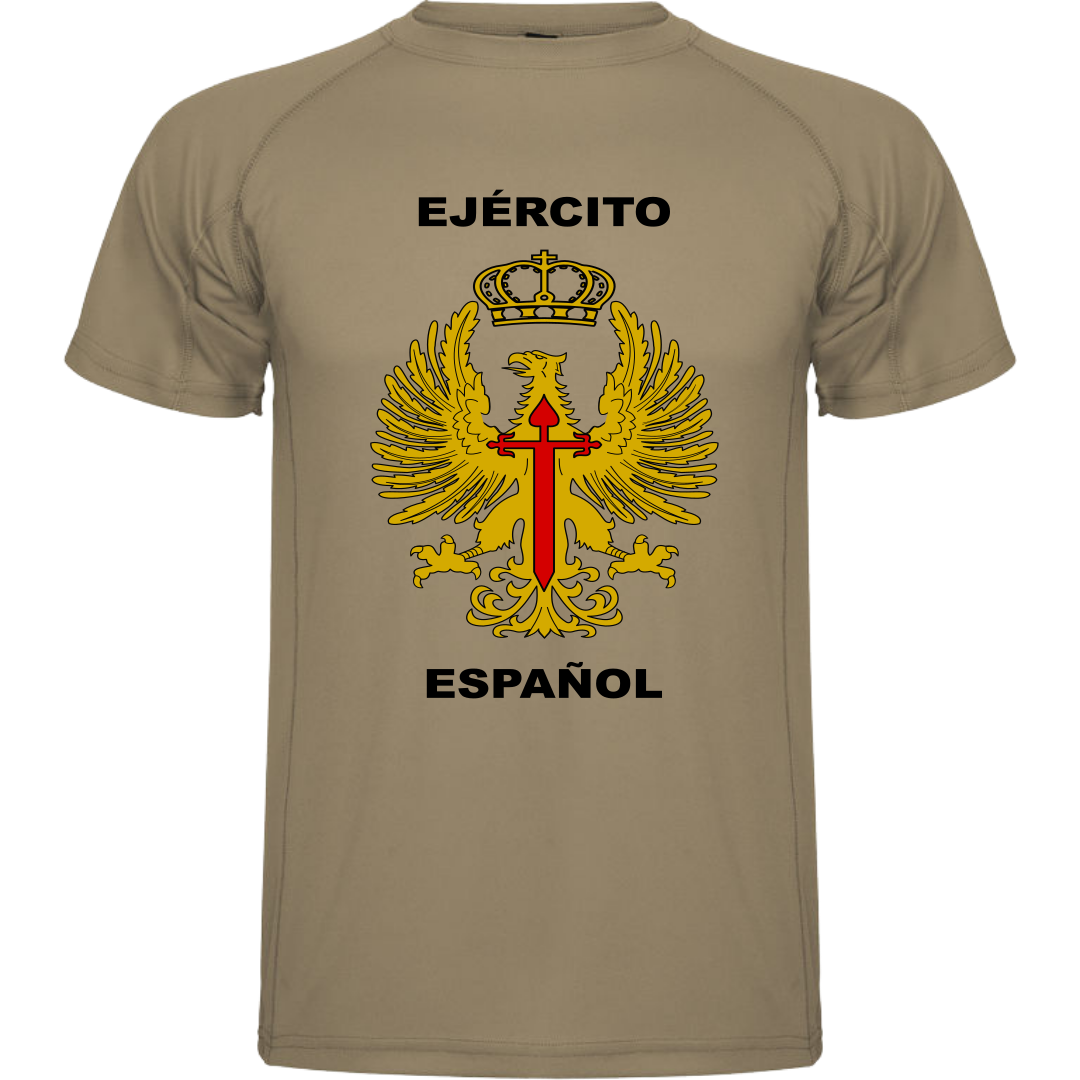 Camiseta militar Ejército Español de poliéster