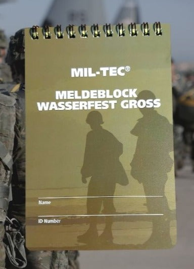 Libreta impermeable militar - Tienda Militar