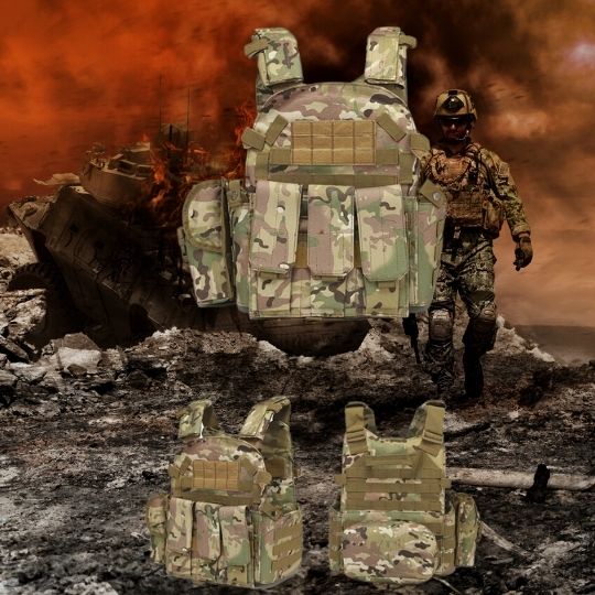 Chaleco táctico militar y policial de airsoft - Tienda Militar