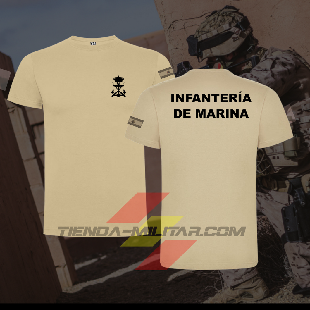 Camiseta Infantería de Marina de algodón premium - Tienda Militar